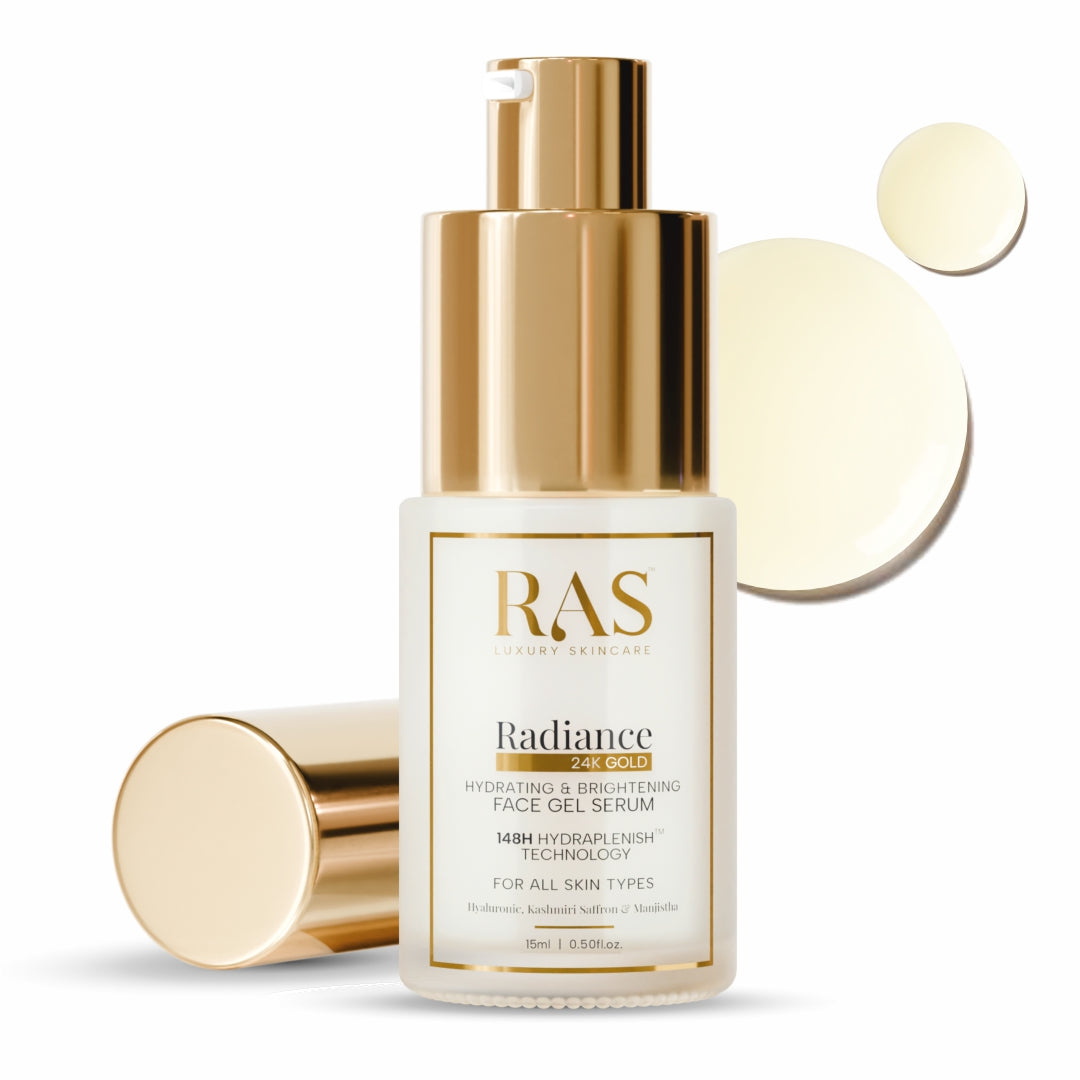 24K Gold Radiance Serum for Hydration, Brightening & Glass Glow Primer
