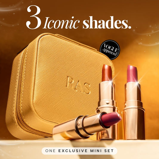 RAS Lumiere Satin Matte Mini Lipstick Bestsellers Set of 3