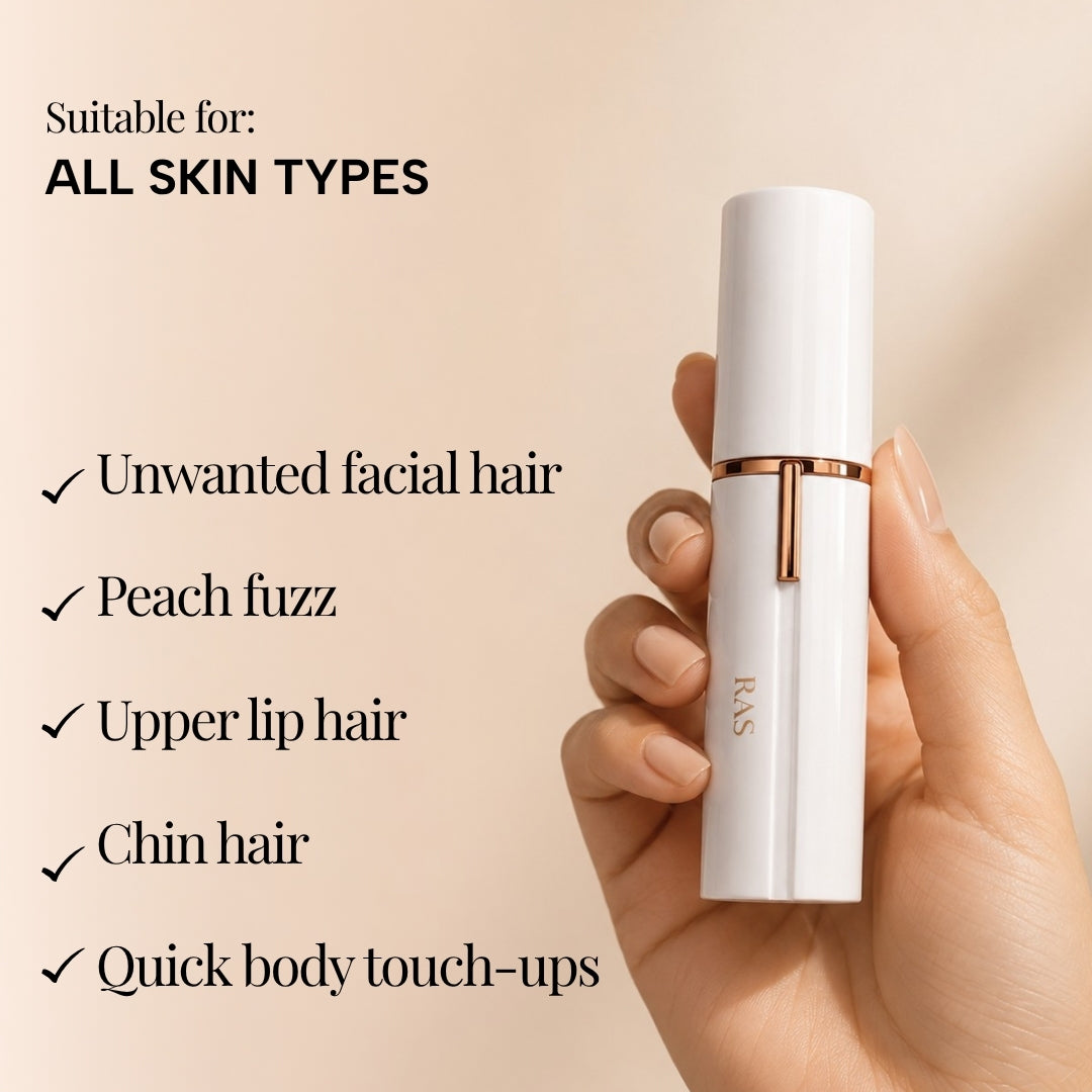 Free Painless Electric Facial Hair Remover for Women + Super Recharge Bakuchiol Night Cream