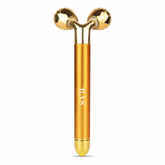 24k Gold Y-Shape 3D Electric Face & Body Massager