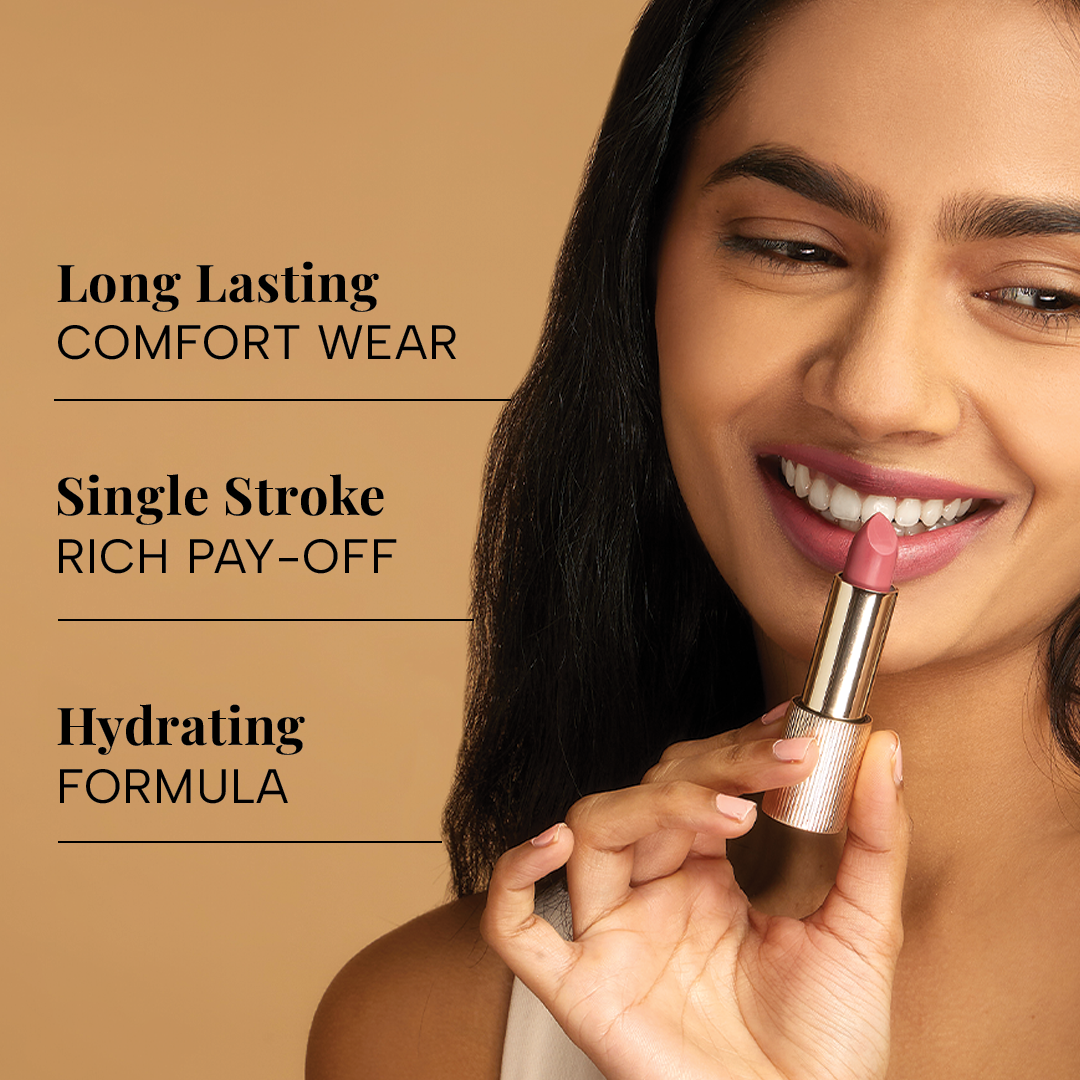 Lumiere Satin Matte Lipstick - Pink Cashmere – Lumiere Satin Matte Lipstick - Pink Cashmere, image 3