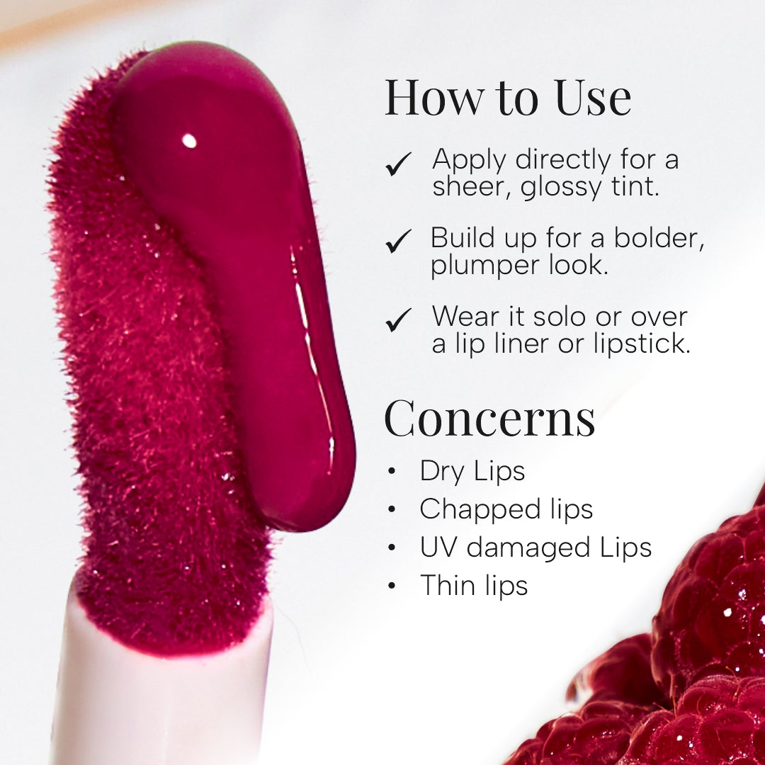 Super Plump™ Maximizing Lip Oil Gloss - Raspberry Glow