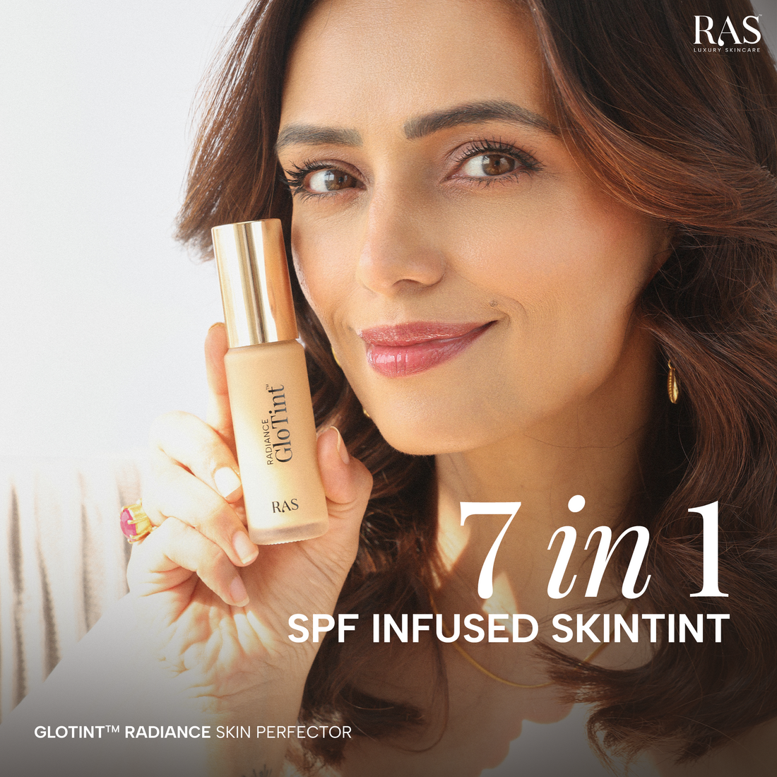 Glo-Tint Radiance Skin Perfector - Sheer Tint Foundation with SPF Protection – Ebony, image 133