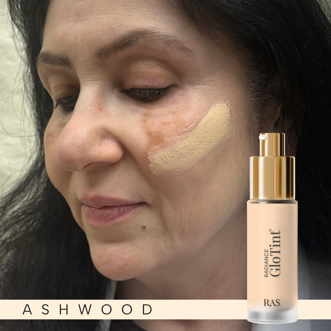 Glo-Tint Radiance Skin Perfector - Sheer Tint Foundation with SPF Protection – Ashwood, image 4