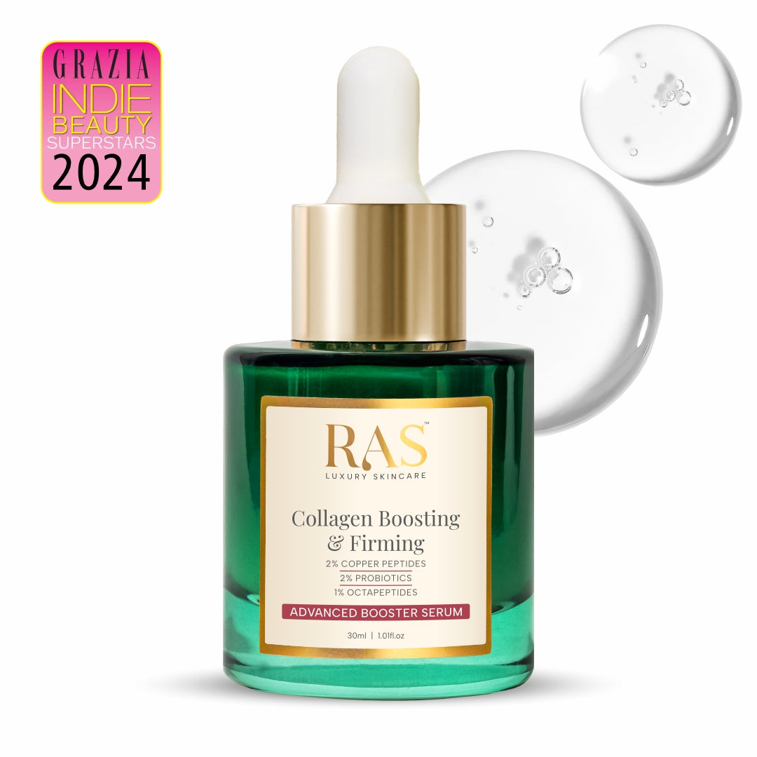 Collagen Boosting and Firming Serum with 2% Copper Peptides + Octapeptides for Botox- Like Lift – 30ml, image 1