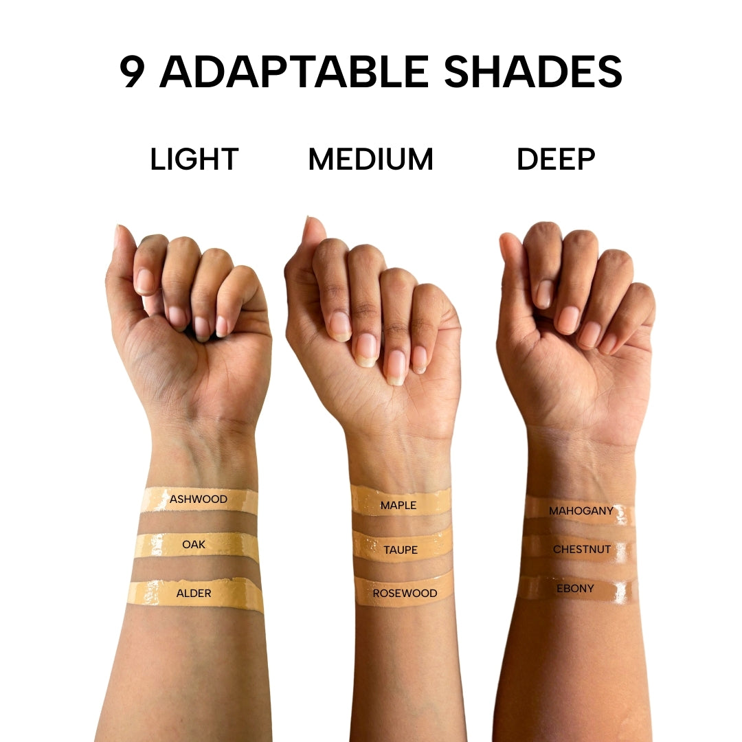 Glo-Tint Radiance Skin Perfector - Sheer Tint Foundation with SPF Protection – Maple, image 55