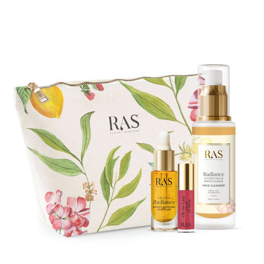 Everyday Glow Travel Kit with Travel Canvas Pouch
