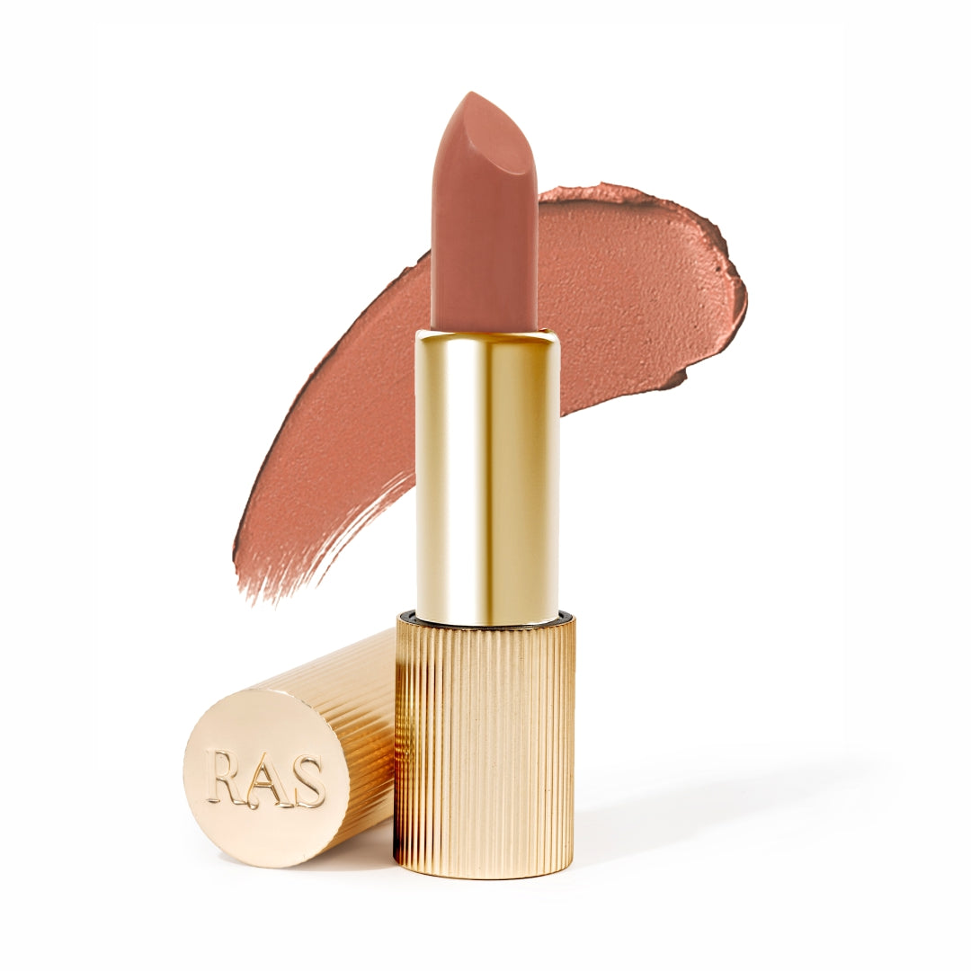 Lumiere Satin Matte Lipstick - Nude Silk – Lumiere Satin Matte Lipstick - Nude Silk, image 1