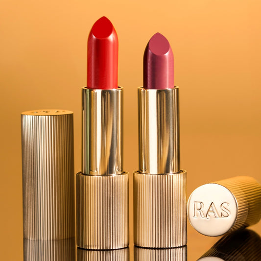 Season’s Must Have Lipsticks Duo | Riviera Red + Twilight Truffle