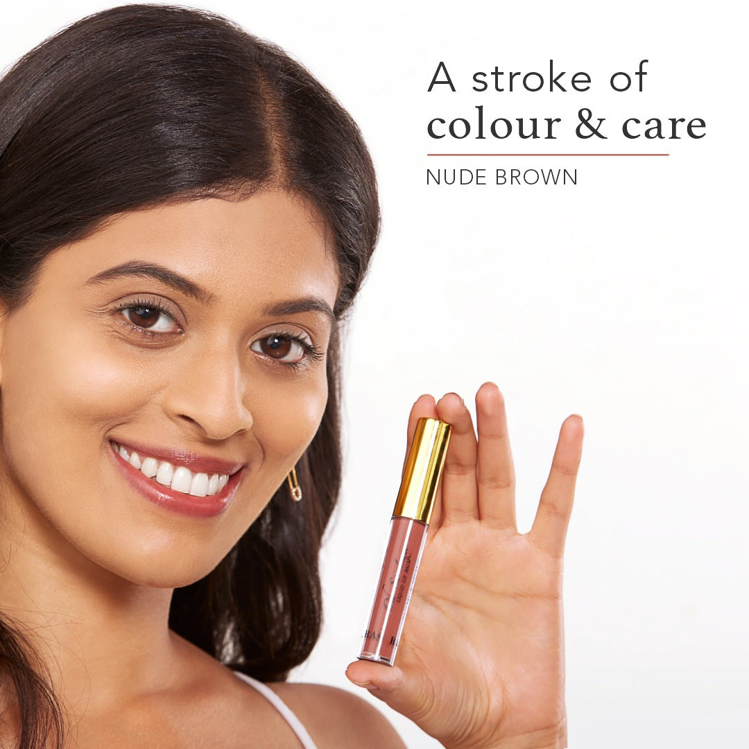 Oh-So-Luxe Tinted Liquid Lip Balm – Caramel Nude Brown, image 63