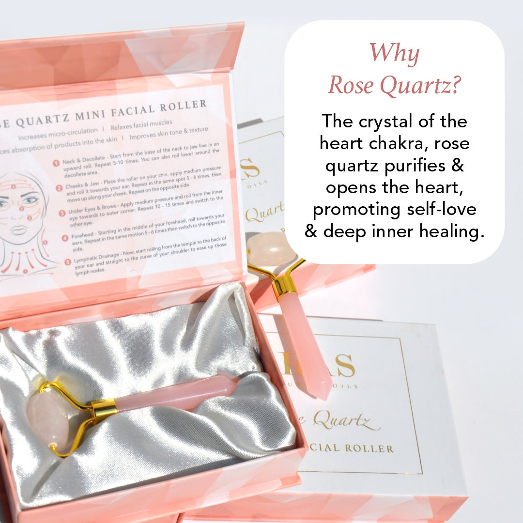 Rose Quartz Mini Face Roller