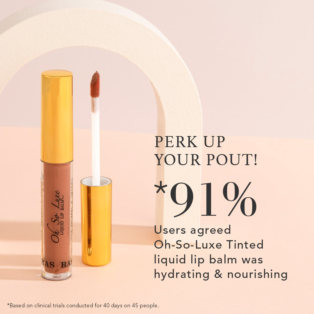 Oh-So-Luxe Tinted Liquid Lip Balm - Caramel Nude Brown