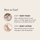 Body Essentials for Bright Skin - AHA Body Wash & Lotion