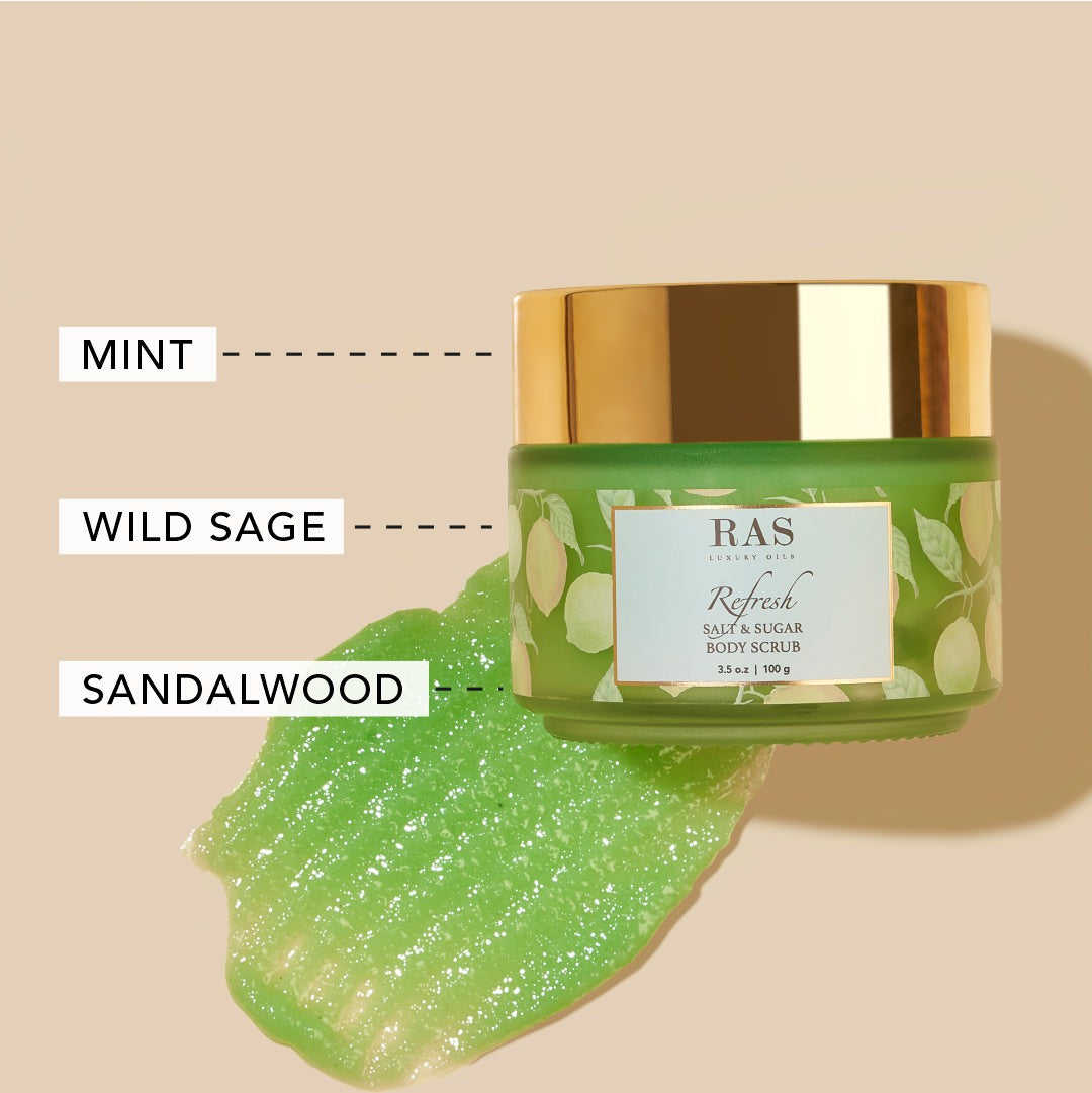 Refresh Salt & Sugar Body Scrub – 100GM, image 5