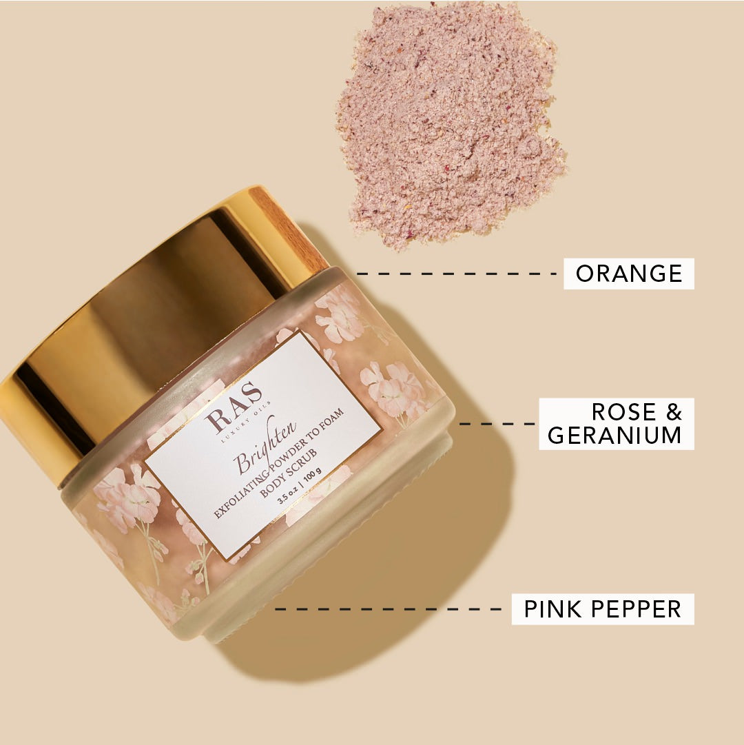 Brighten Exfoliating Powder To Foam Body Scrub – 100GM, image 5