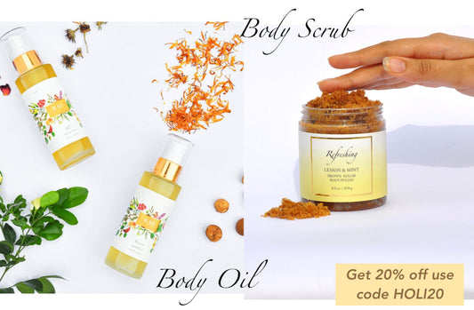 PRE and POST Holi skincare routine with RAS™