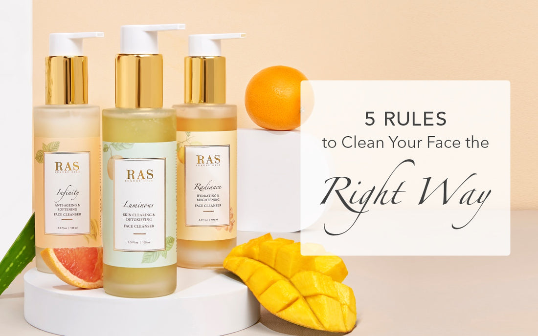 Rules to Clean Your Face the Right Way