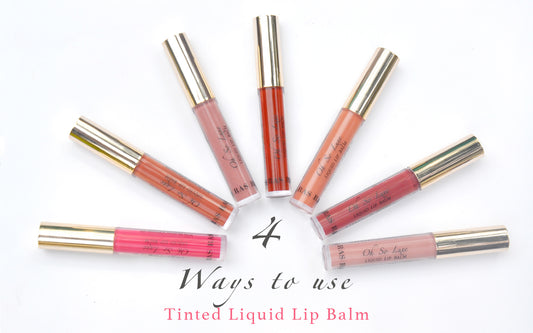 4 Ways to use Tinted Liquid Lip Balms