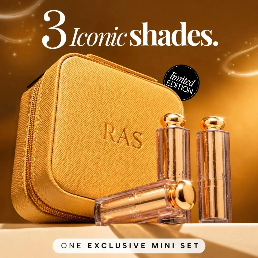 RAS Lumiere Satin Matte Mini Lipstick Bestsellers Set of 3