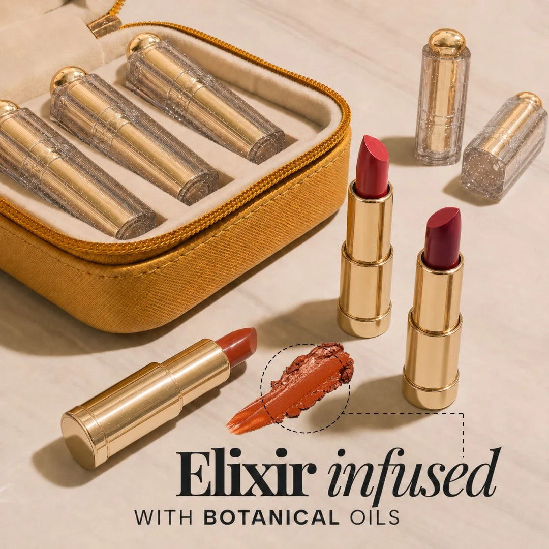 RAS Lumiere Satin Matte Mini Lipstick Bestsellers Set of 3