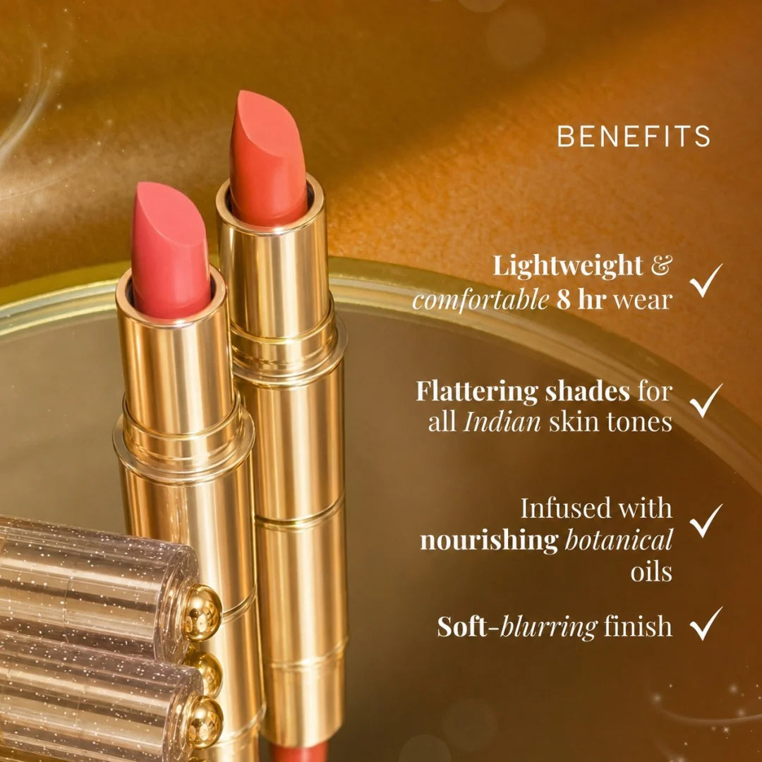 RAS Lumiere Satin Matte Mini Lipstick Bestsellers Set of 3