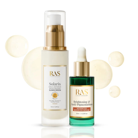 Anti-Pigmentation Brightening Serum & SPF 65 Daily Defence Sunscreen Duo