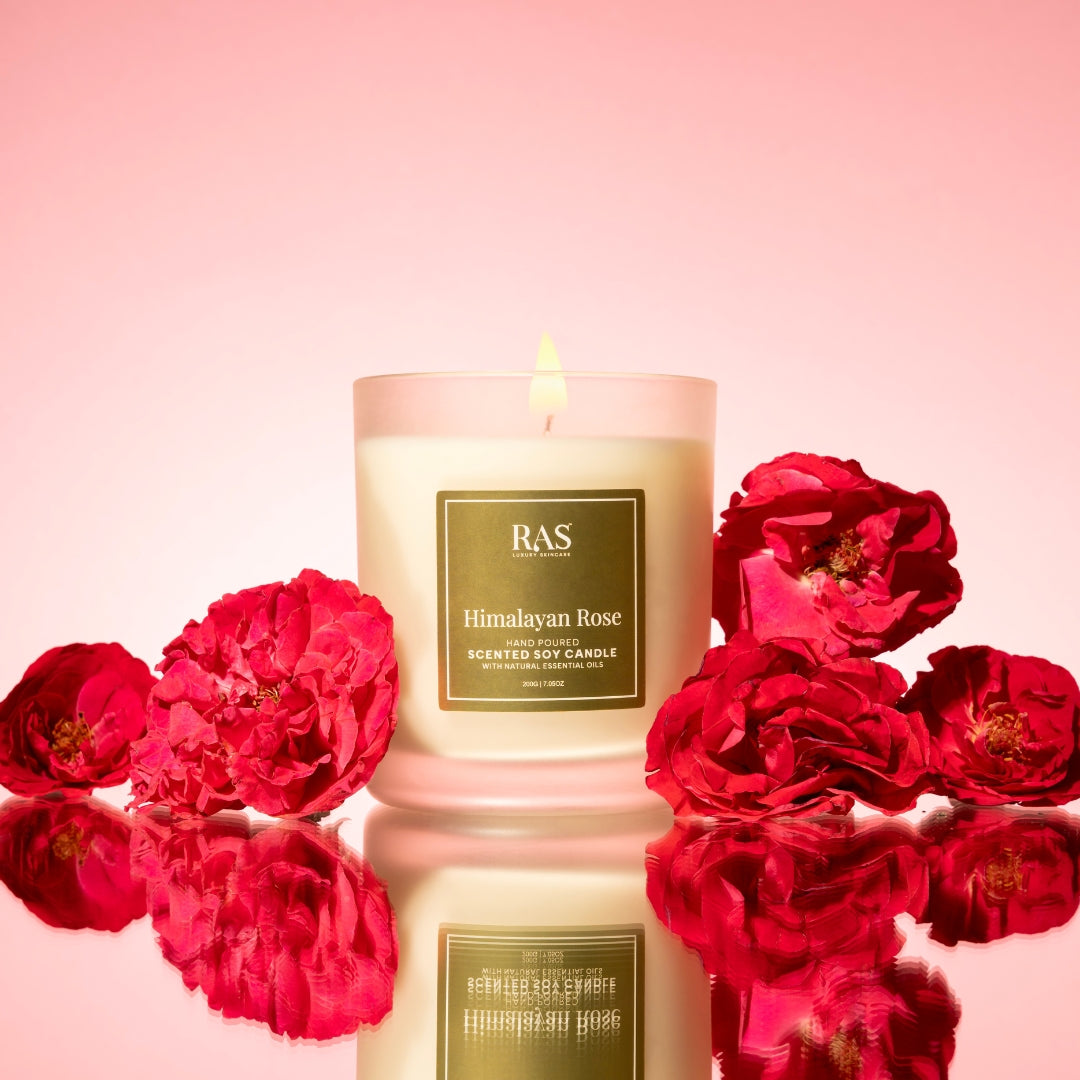 Hand Poured Scented Soy Candle With Natural Essential Oils – Himalayan Rose, image 9