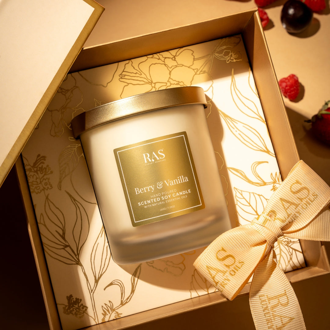 Hand Poured Scented Soy Candle With Natural Essential Oils – Berry Vanilla, image 17
