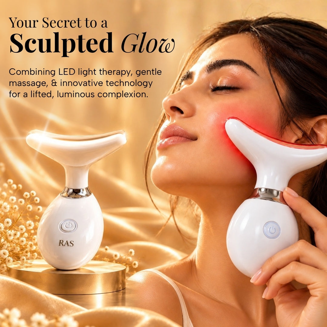 RAS Sculpt-lift-glow 3-in-1 Led Face & Neck Device