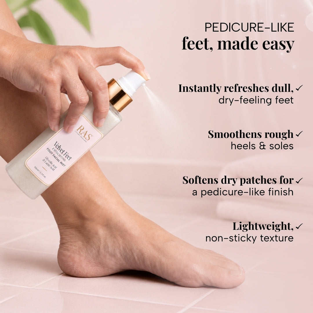 Velvet Feet Exfoliating Foot Facial Mist