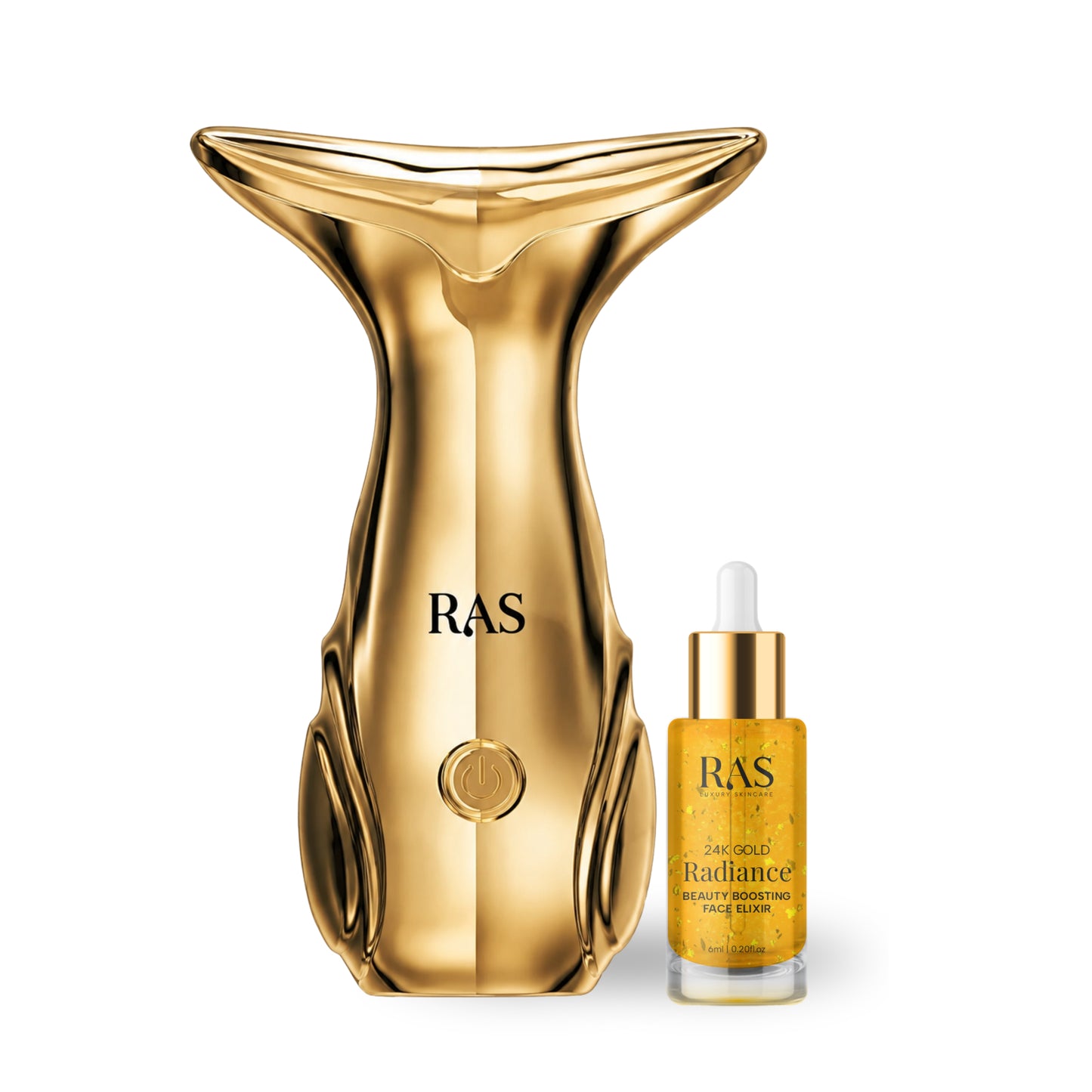 Free Golden Contour 3 In 1 Face & Neck Device + 24K Gold Face Elixir