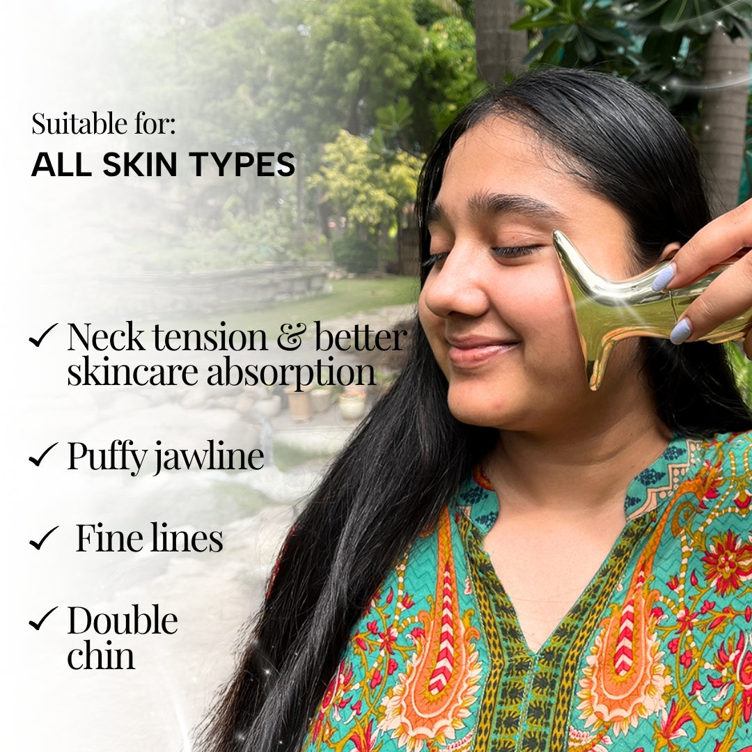 Free Golden Contour 3 In 1 Face & Neck Device + 24K Gold Face Elixir