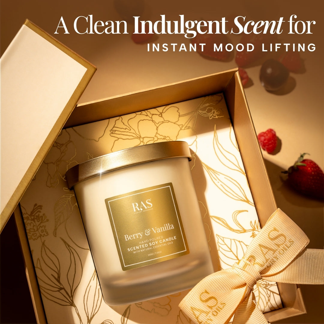 Hand Poured Scented Soy Candle With Natural Essential Oils – Berry Vanilla, image 18