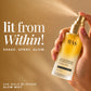 24K Gold Radiance Bi-Phase Glow Mist with 6 Peptides and Rose