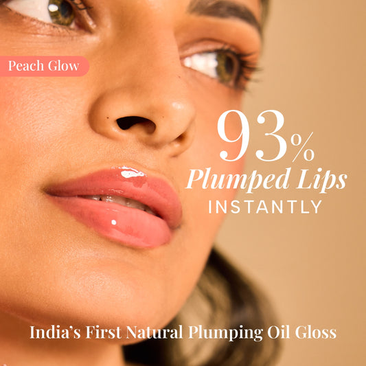 Super Plump Maximizing Lip Oil Gloss - Peach Glow