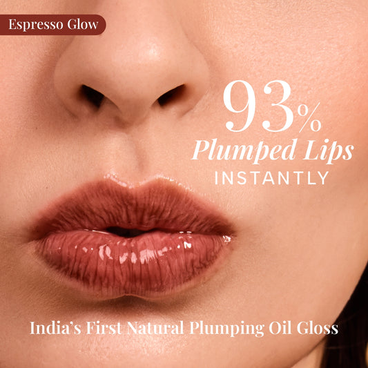 Super Plump Maximizing Lip Oil Gloss - Espresso Glow