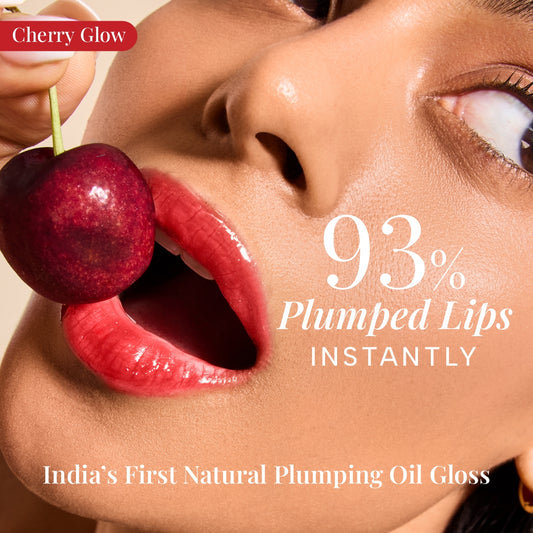 Super Plump Maximizing Lip Oil Gloss - Cherry Glow