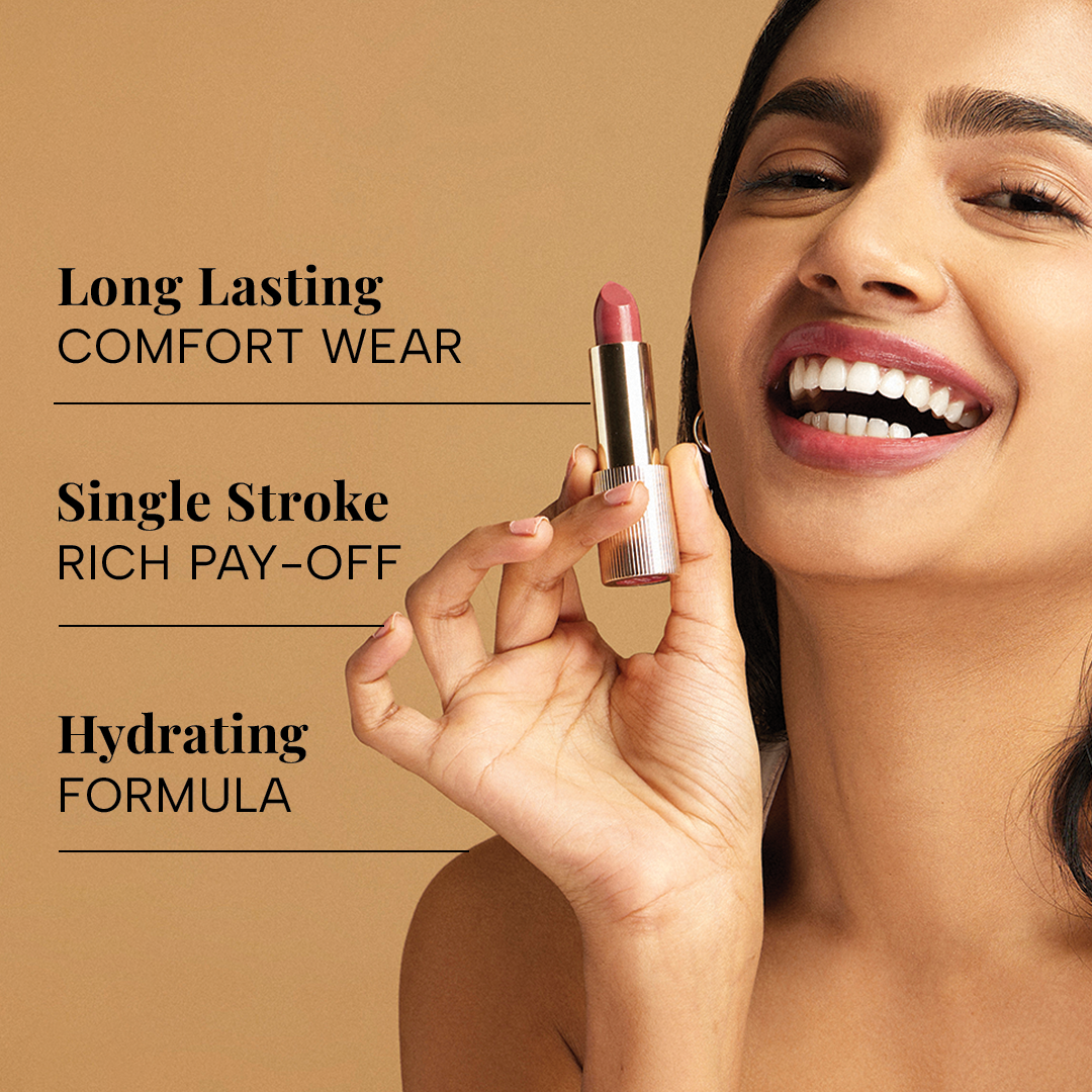 Lumiere Satin Matte Lipstick - Champagne Blush – Lumiere Satin Matte Lipstick - Champagne Blush, image 3