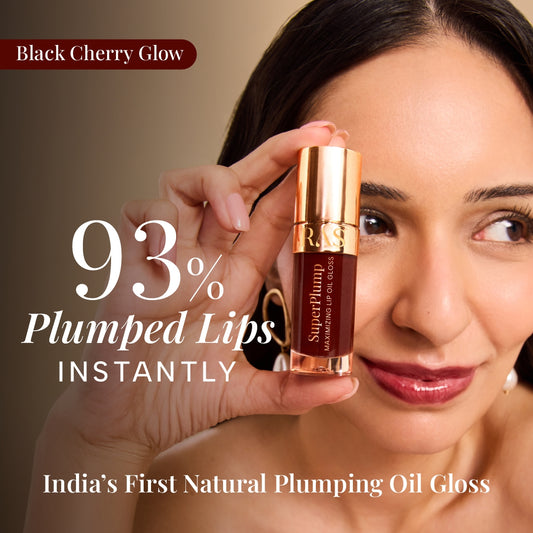 Super Plump™ Maximizing Lip Oil Gloss - Black Cherry Glow