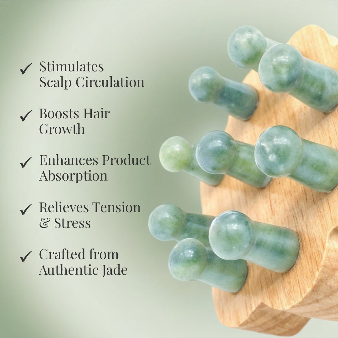 Free Jade Scalp Massager