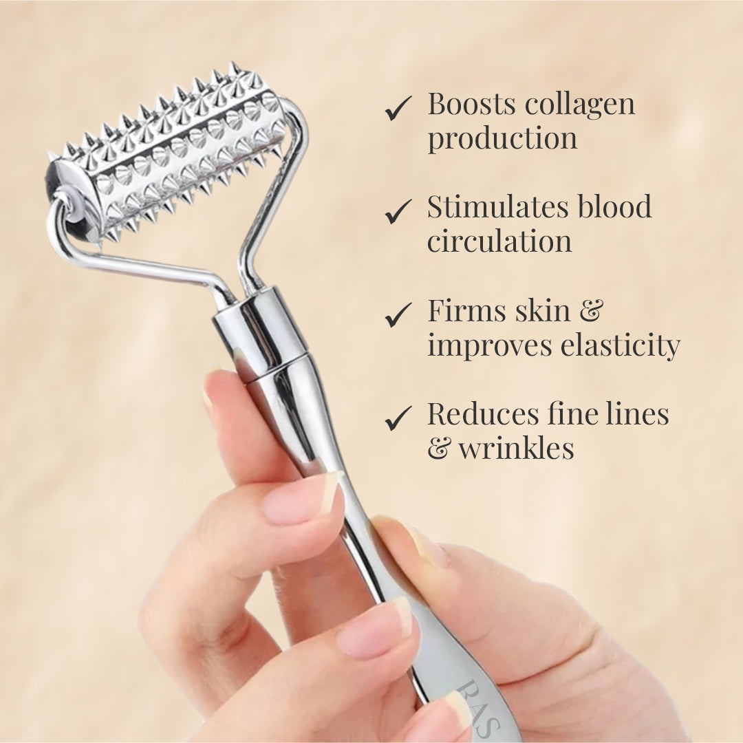 Collagen Boosting Spike Face Roller For Firm And Lifted Skin