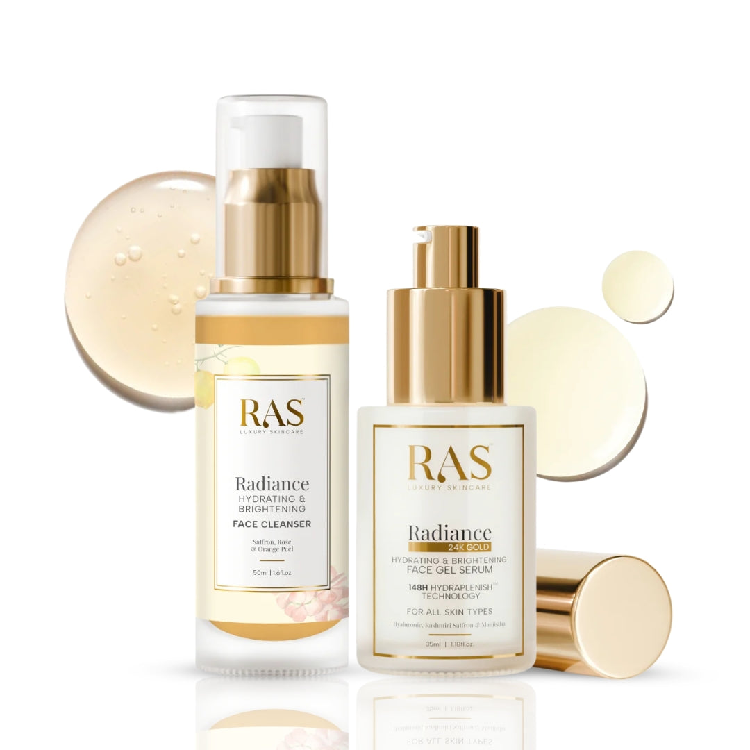 24K Gold Glass Glow Serum & Radiance Brightening Cleanse Duo