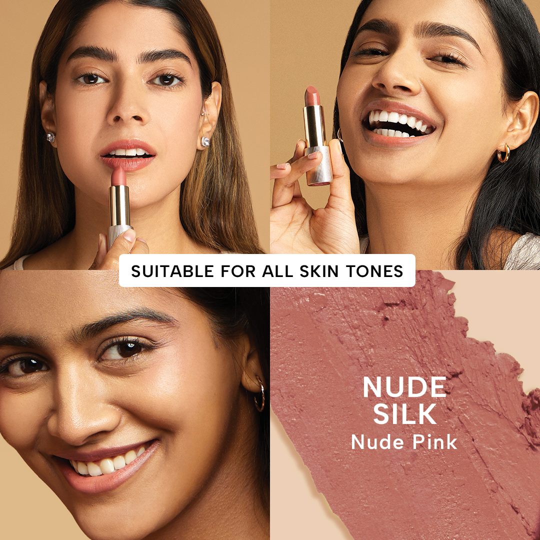 Lumiere Satin Matte Lipstick - Nude Silk – Lumiere Satin Matte Lipstick - Nude Silk, image 5
