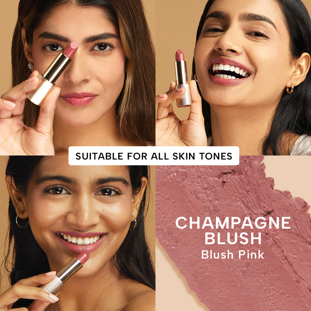 Lumiere Satin Matte Lipstick - Champagne Blush – Lumiere Satin Matte Lipstick - Champagne Blush, image 5