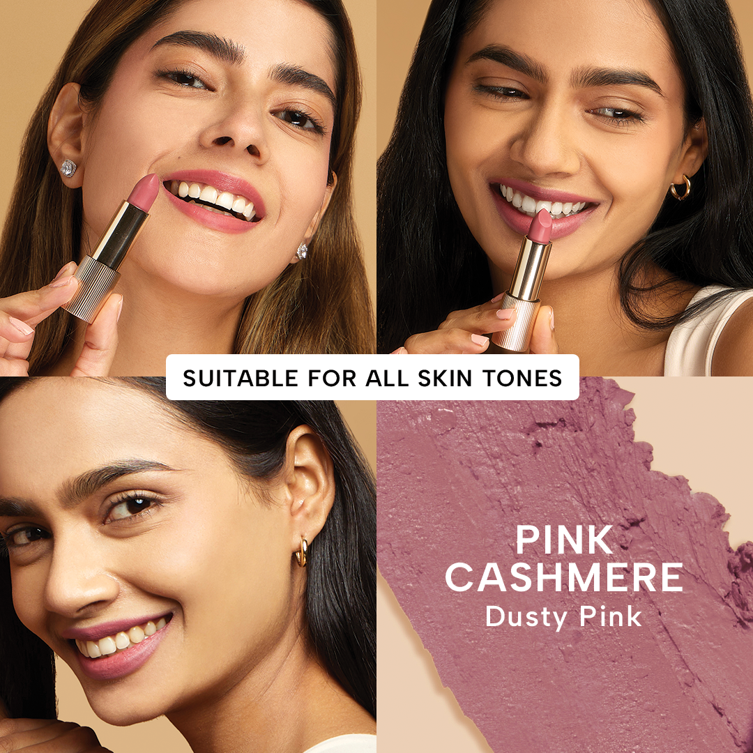 Lumiere Satin Matte Lipstick - Pink Cashmere