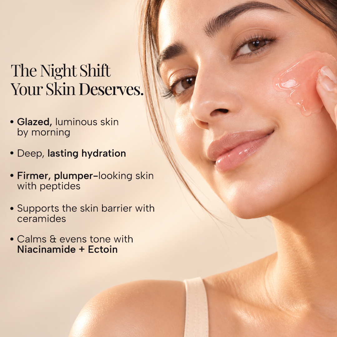 Pillow Glaze Sleeping Mask Vegan PDRN Collagen Boosting Gel Cream