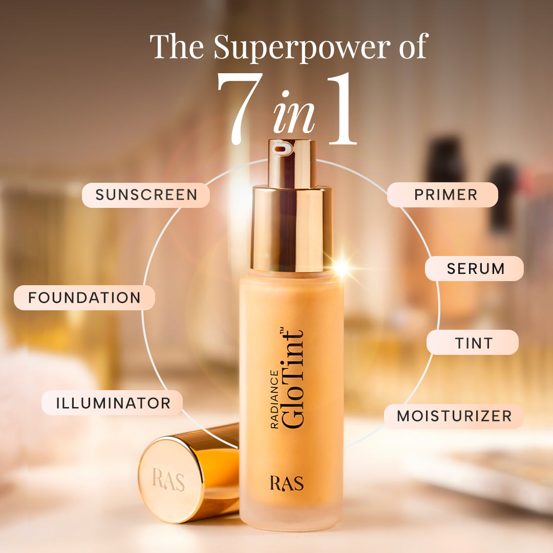 Glo-Tint Radiance Skin Perfector - Sheer Tint Foundation with SPF Protection – Rosewood, image 83
