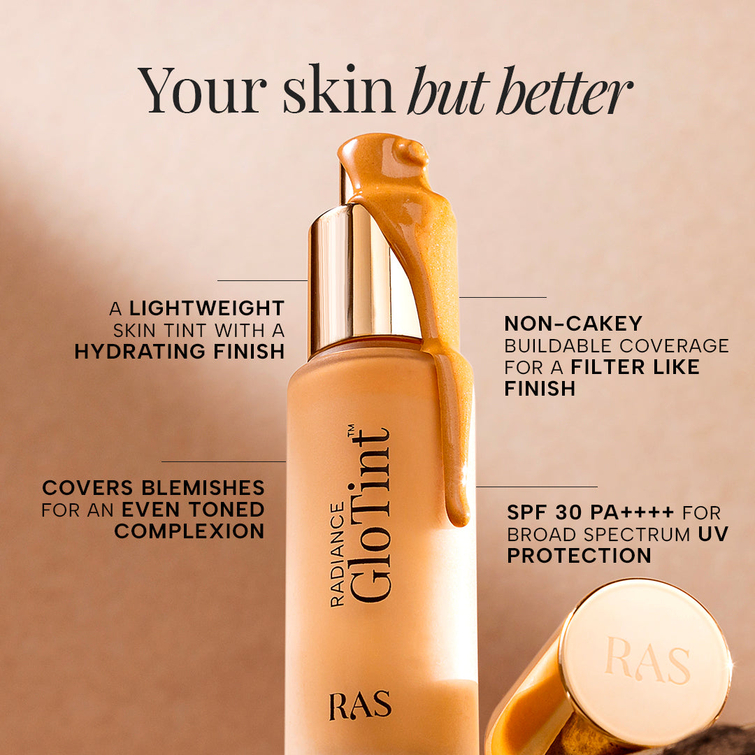 Glo-Tint Radiance Skin Perfector - Sheer Tint Foundation with SPF Protection – Mahogany, image 105