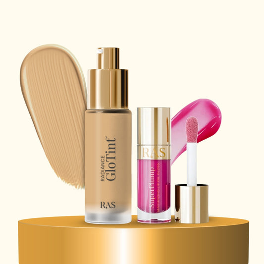 5 Min Effortless Glow Duo  - Skin tint + Lip gloss