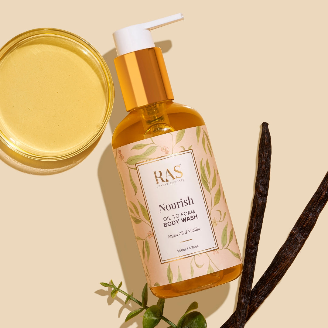 Nourish Oil To Foam Body Wash with Argan Oil